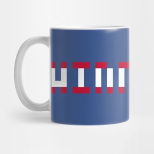 Pixel Hockey City Winnipeg 1996 Retro Mug